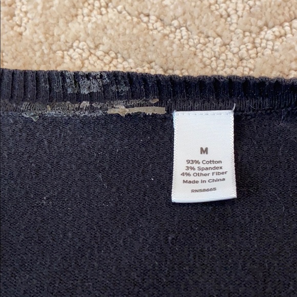 Nordstrom BP Black Cardigan Medium - Picture 5 of 7